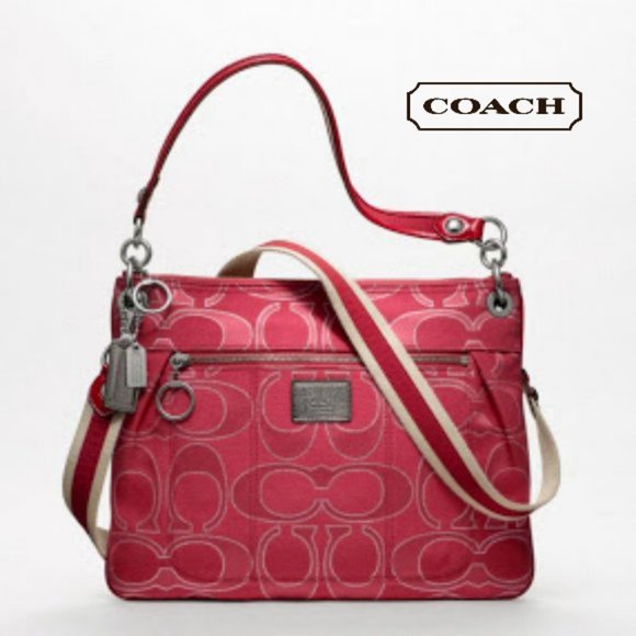 Coach Handbags - 🎀Coach Poppy Hippie Ruby🎀